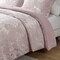 Edge Collections - 18" x 18" - Pink - Mira King Velvet Sherpa Comforter Set - 1 Set